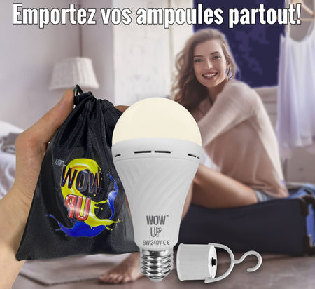 Ampoule LED WOW UP anti-coupure de courant!!!